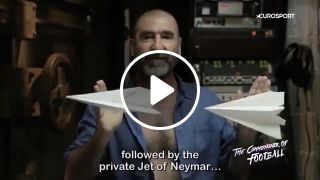 Cantona on Neymar's plane