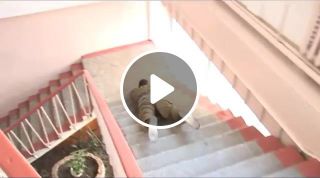 Kadochnikov system. Slip on the stairs