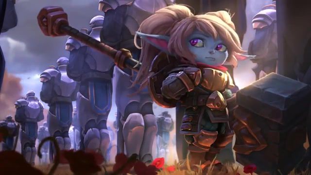 Poppy, Keeper of the Hammer Login Screen, Kawaii, Poppy, Rts, Arts, Moba, Lol, League, League Of Legends, Riot, Riot Games, Gaming