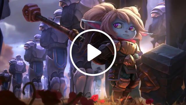 Poppy, keeper of the hammer login screen, kawaii, poppy, rts, arts, moba, lol, league, league of legends, riot, riot games, gaming. #0