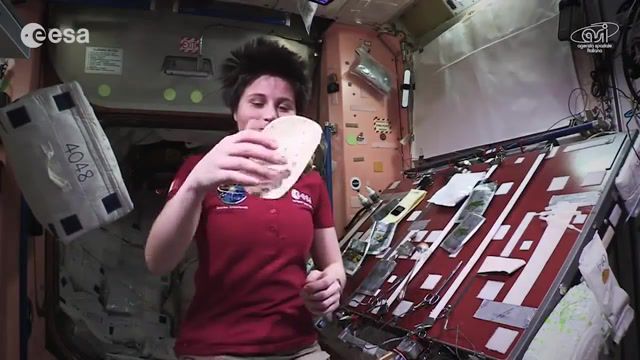 Cooking in space whole red rice and turmeric chicken - Video & GIFs | cooking interest,turmeric ingredient,rice food,food,recipe,international space station satellite,samantha cristoforetti,astronaut profession,nutrition medical specialty,space food,bonus food,futura,chicken animal,food kitchen