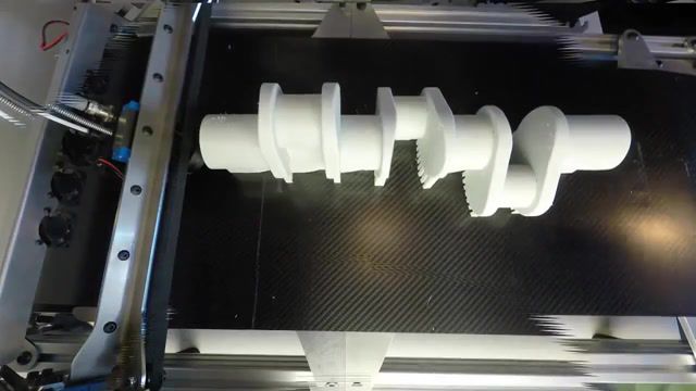 Crank shaft printed on the blackbelt 3d printer, blackbelt 3d, 3d printer, crank shaft, 3d printing, innovation, science technology.