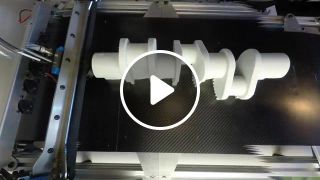 Crank shaft printed on the BLACKBELT 3D Printer