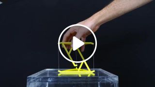 Fake or Real Floating Table Held Up By Only Strings