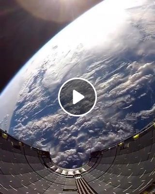 Incredible views of Earth from a GoPro inside a fairing from a rocket Falcon 9
