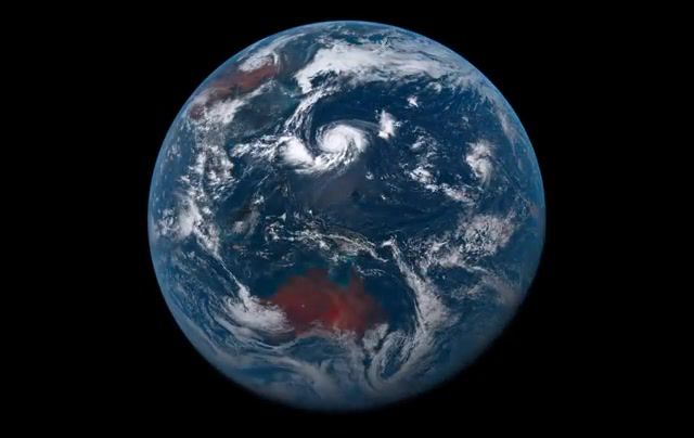 A day on earth as seen by himawari 8 satellite, science, time lapse, timelapse, earth, space, satellite, himawari8, himawari 8, himawari, nature travel.