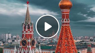 Moscow Russia Aerial