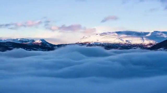 Above the clouds, nature travel.