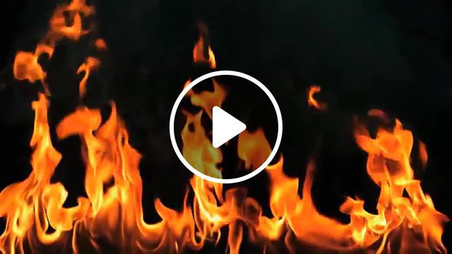 Fire background without sound, nature travel. #0