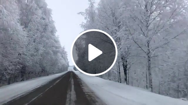 Road, snow, winter, road, beauty, nature travel. #0