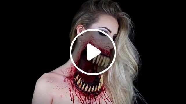 Giant mouth monster, makeup, cosplay, girl, mouth, monster, fear, halloween, cosplay girls, horror, horror movie, bear mccreary, the governor, the walking dead, the pulse, pulse, walking dead, the walking dead the pulse, cosplay makeup, soundtrack, simple symphony, sfx, sfxmakeup, sfx makeup, fashion, fashion beauty. #0