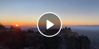 Sunrise in Meteora