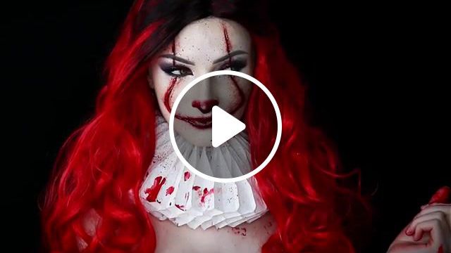 Girl, Makeup, Halloween, Red, Clown, Horror, Beauty Girl, Cosplay, Horror Movie, Cosplay Girls, Tommee Profitt In The End, Mellen Gi, Remix, Simple Symphony, Pennywise, Pennywise Girl, B Boosted, Trap Remix, In The End, In The End Cover, In The End Remix, Linkin Park, Chester Bennington, Art, Art Design. #0