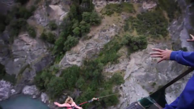 This is Sparta, Bungy, Bungee, Swing, Rope Swing, Jump, Tourism, Tourist Destination, Bungee Jumping, Country, New Zealand, Canyon