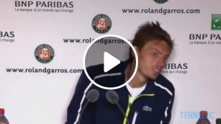 The Best Tennis Press Conference Ever
