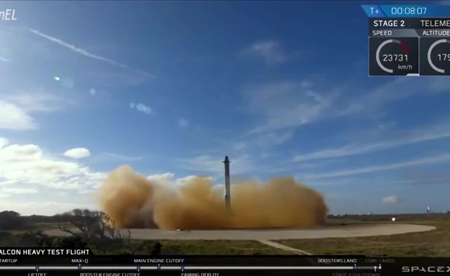 Falcon Heavy synchro landing, Spacex, Falcon Heavy, Funny, Clip, Science Technology