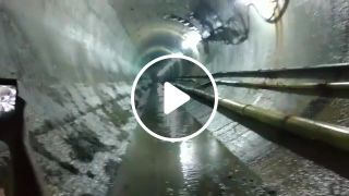 Shock wave in the tunnel