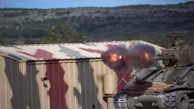 WWII Tanks Firing in Slow Motion - Video & GIFs | slo mo,tank,x ambadors renegades,music,science technology