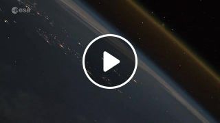 Amazing progress launch timelapse seen from space