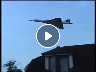 Concorde Take off over the neighbourhood Heathrow