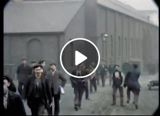 First fight on film ever Laborers in Victorian England