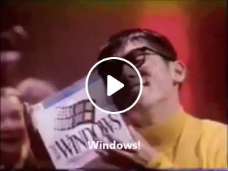 Japanese Windows 3. 1 Commercial with English subtitles