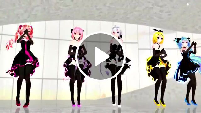 Rock the boat nya, anime, mmd, vocaloid, anime dance, dance, dance music, mmd dance. #0