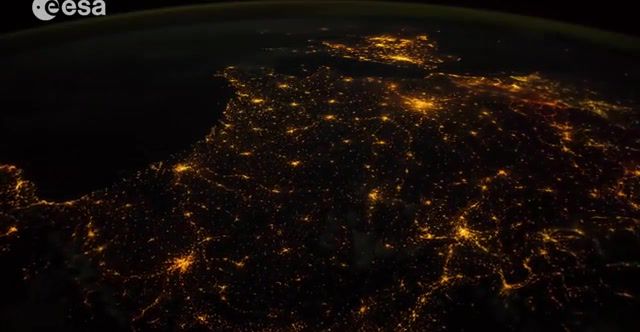 Satisfying - Video & GIFs | european union,europe,epic,sky,world,solar panel,solar system,future,modern,iss,roskosmos,nasa,landscape,night,thunder,beautiful,blue planet,earth from space,earth,spacex,rockets,space,esa,international space station satellite,astronaut profession,alexander gerst,time lapse photography,science technology