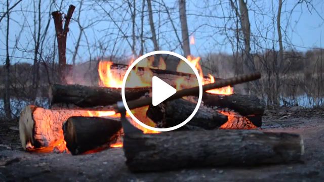 Campfire, live, cold steel frontier hawk, campfire, nature travel. #1