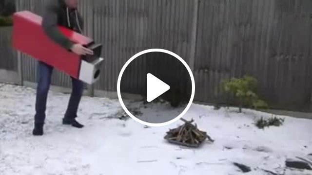 How to start a fire, fire, scooter, scooter fire, camp, campfire, outdoors, lighter, win, flame, flamethrower, life hack, life, hack, diy, winter, snow, nature travel. #0