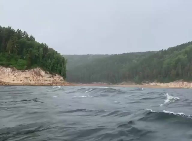 Not calm - Video & GIFs | nature,river,wind,boat hedonist,nature travel