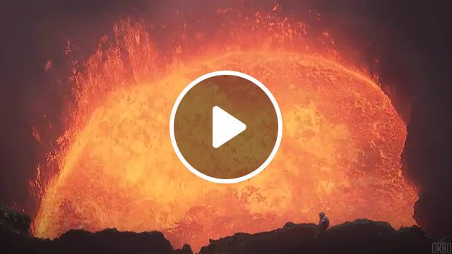 On the edge of marum volcano's lava lake, eleprimer, hiphop, beat, easy, music, join, earth, cosmos, mini, minimal, light, hot, red, clip, trip, cinemagraphs, cinemagraph, loop, lava, live pictures. #0