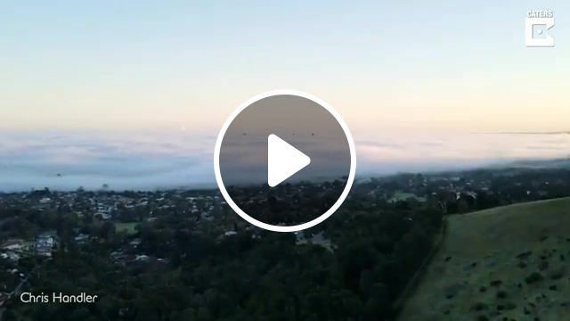 Sea of fog, shots by chris handler, drone, fog, clouds, sea, beautiful japanese song, nature travel. #0
