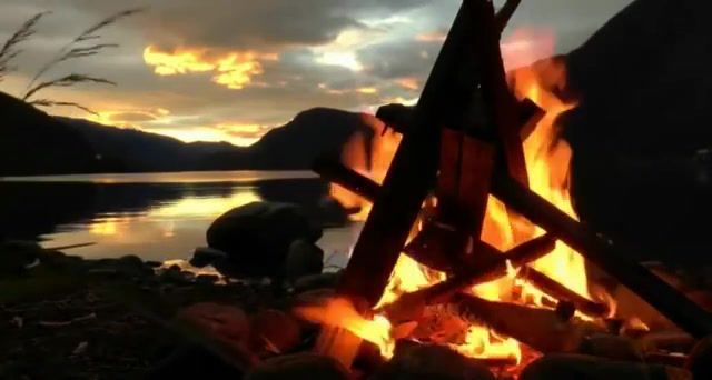 Nature and Bonfire - Video & GIFs | music,nature,remix,nature travel