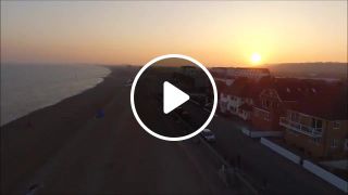 Sunrise from drone