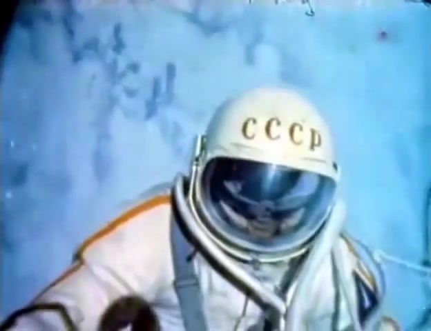Rare color footage of first spacewalk, alexey leonov, march 18, space, spacewalk, spacecraft, alexei, leonov, eva, spaceflight, apollo soyuz, astronaut, ussr, soviet, union, voskhod 2, the, moon, science technology.