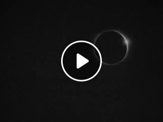Solar eclipse the first movie of an astronomical phenomenon
