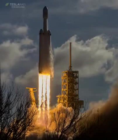Falcon Heavy Lift Off, Science Technology