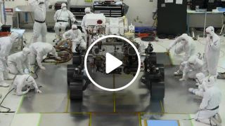 First Drive Test of NASA's Mars Rover