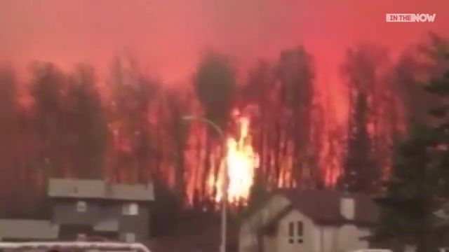 Canada is on fire, apocalyptic, horror, force majeure, cataclysm, a natural disaster, wildfire, catholic choir apocalypse, an oil sands town in canada is on fire images are apocalyptic, nature travel. #2