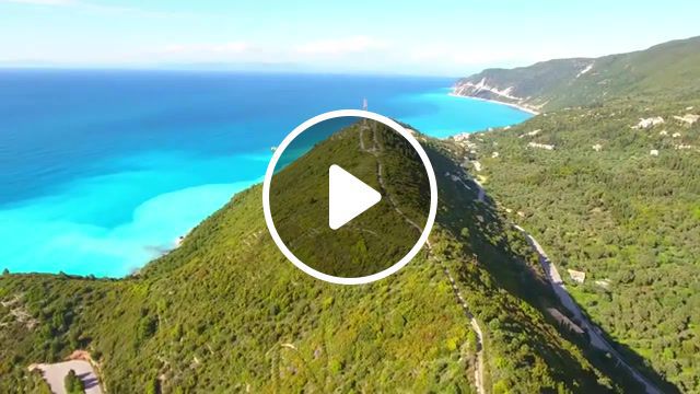 Flying, flying, sea, mountains, landscape, beauty, beautiful, music, flight, bird's eye view, chillout, nature travel. #0