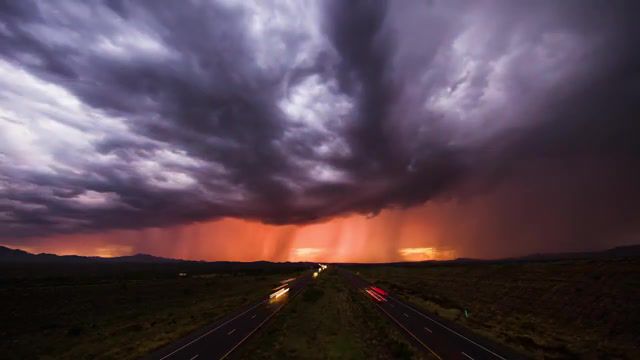 Monsoon iv 4k, arizona, monsoon, storms, rain, new mexico, california, roads, clouds, travel, nature, sky, mike olbinski, music, blood water acoustic grandson, nature travel.