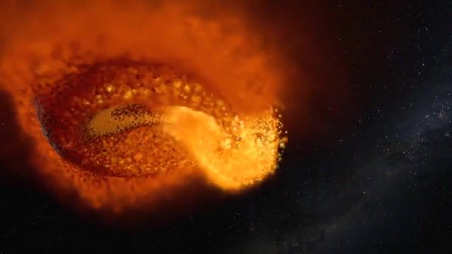 Gaia and Theia Collide - Video & GIFs | gaia,theia,collision,geya,teiya,space,astronomy,god is an astronaut,god is an astronaut loss,earth,moon,cosmos,impact,planet,science technology