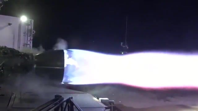 SpaceX Raptor Engine Firing, Raptor Engine, Spacex, Starship, Science Technology