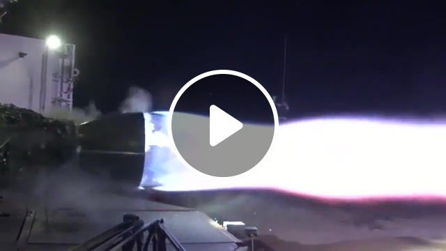 Spacex raptor engine firing, raptor engine, spacex, starship, science technology. #0
