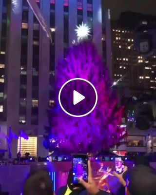Christmas tree lightings in new york city