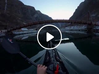 Kayaking in beautiful world