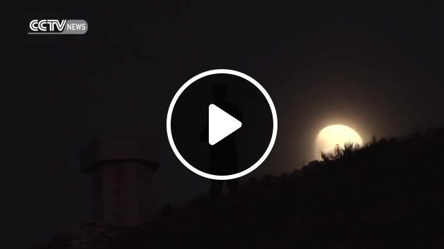 Moon over chinese border guard tower, celestial empire, made in china, poolside harvest moon, moon over chinese border guard tower, moonlit night, guard, time lapse, festival, mid autumn, moon, politics, breaking, cctv, news, cctvnews, nature travel. #0