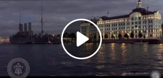 St. Petersburg from the water. Full on the channel youtube channel Lone rider no club