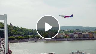 Wizz flyover in budapest